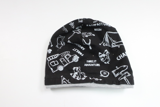 Mössa från DIV - Storlek 74 - Svart