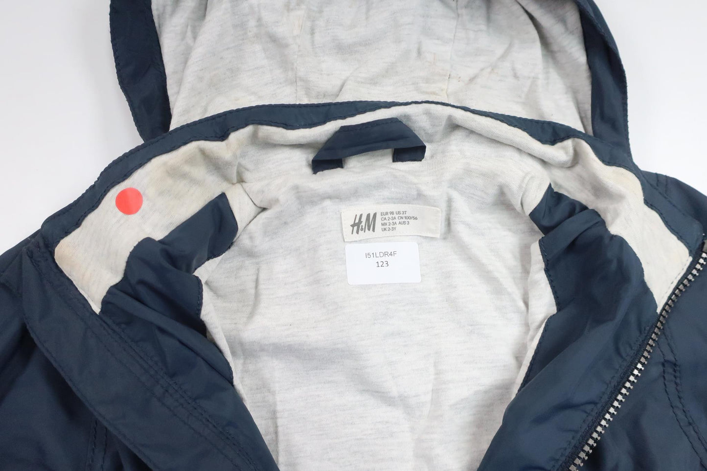 Vindjacka från H&M - Storlek 98 - Marinblå