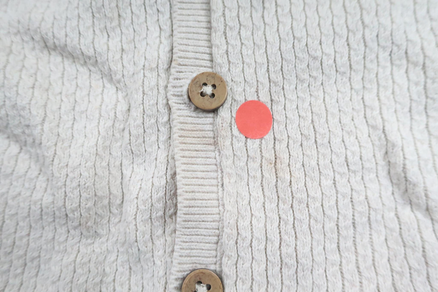 Stickad kofta från Newbie - Storlek 86 - Benvit