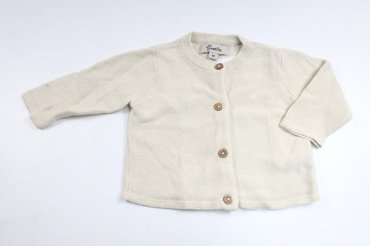 Stickad kofta från Sweetie - Storlek 68 - Beige