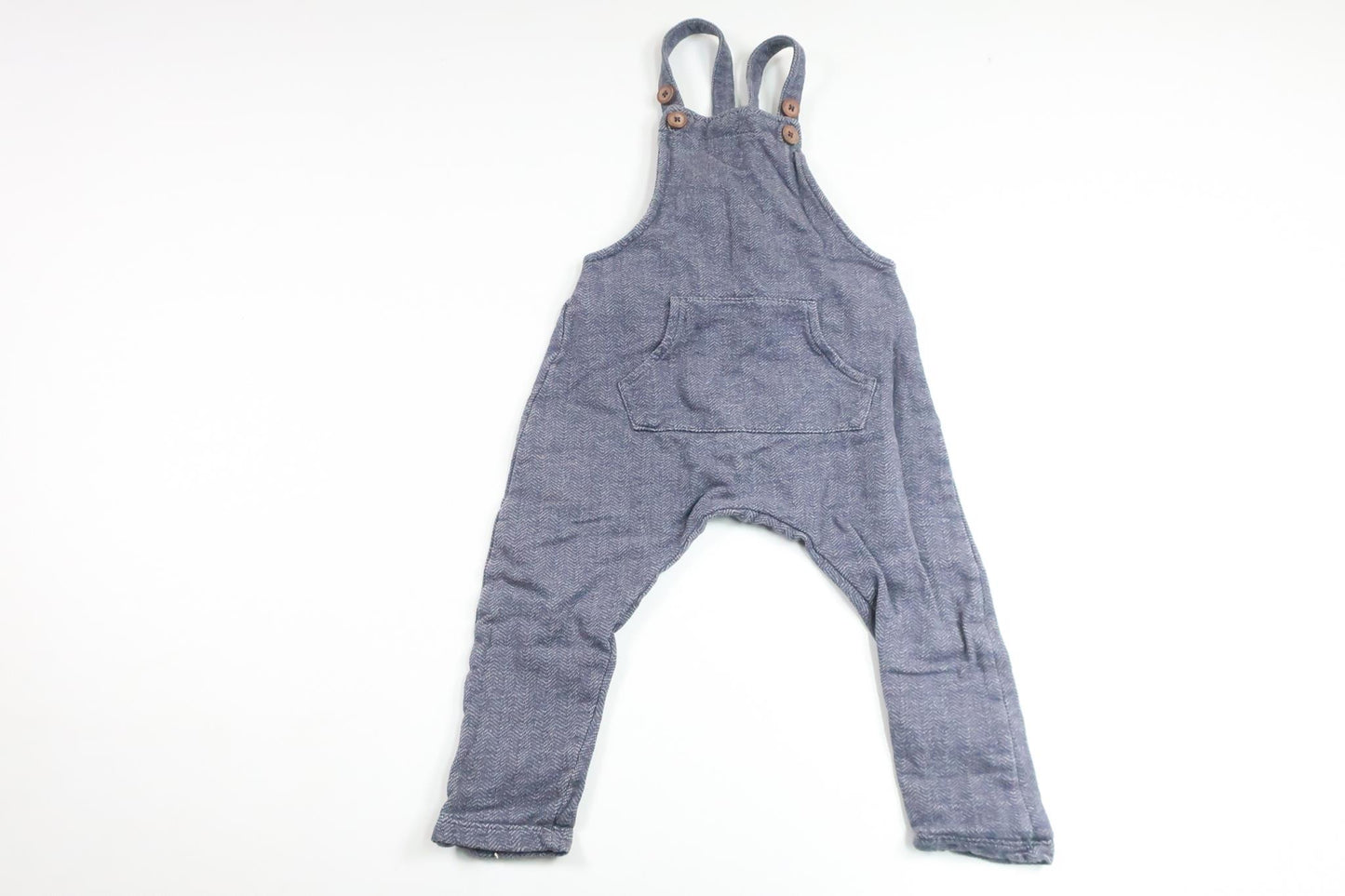 Hängselbyxor från Lindex - Storlek 86 - Blå