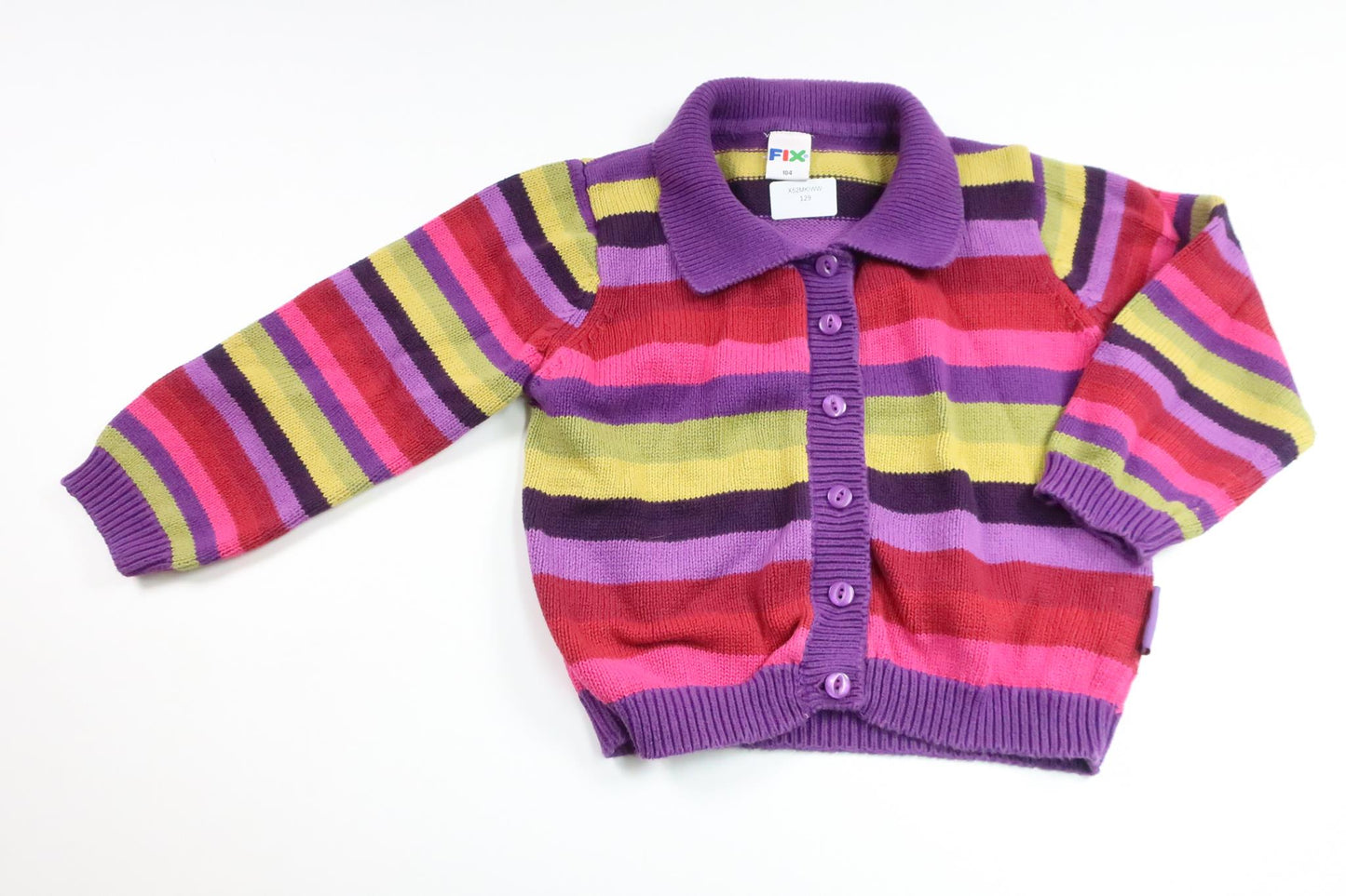 Stickad kofta från FIX by Lindex - Storlek 104 - Multi