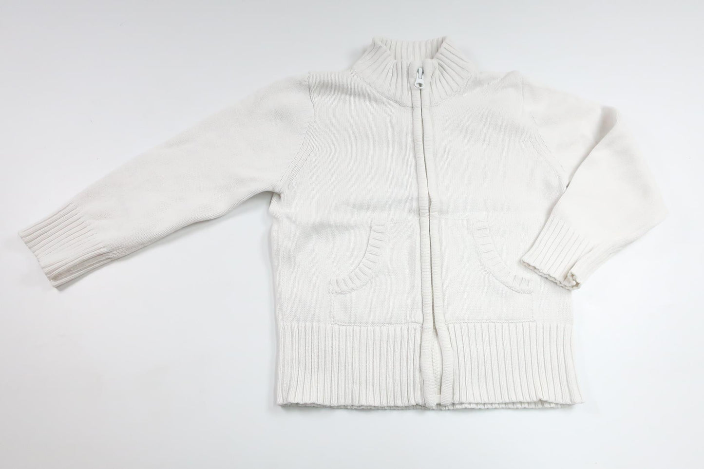 Knitted cardigan from Lindex - Size 110 - White