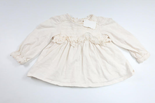 Tunika från Next - Storlek 74/80 - Benvit