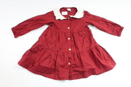 Klänning från H&M - Storlek 80 - Vinröd