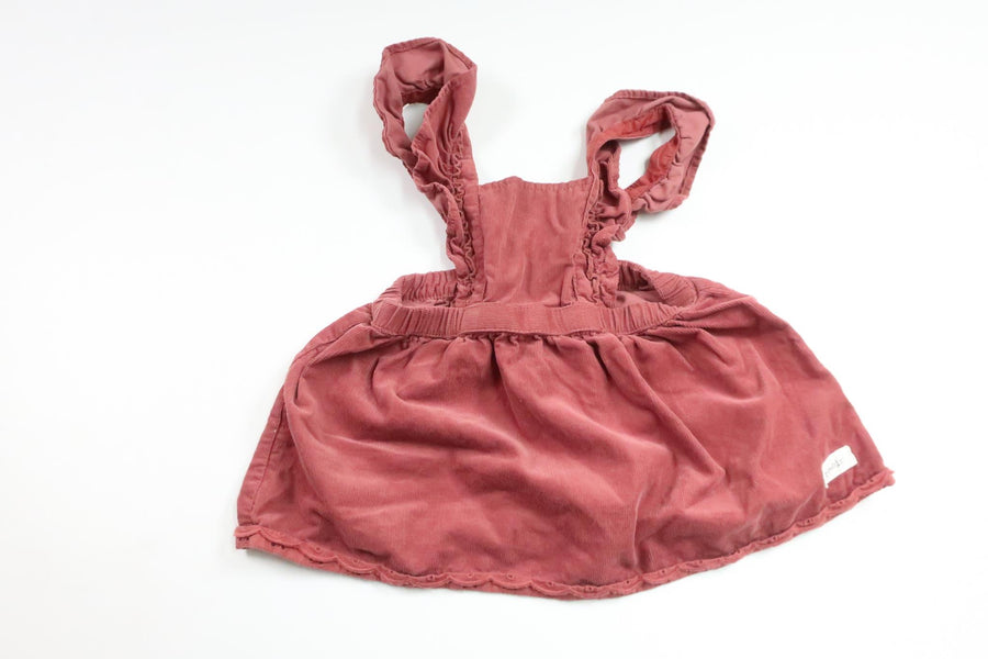 Suspender skirt from Newbie - Size 74 - Pink