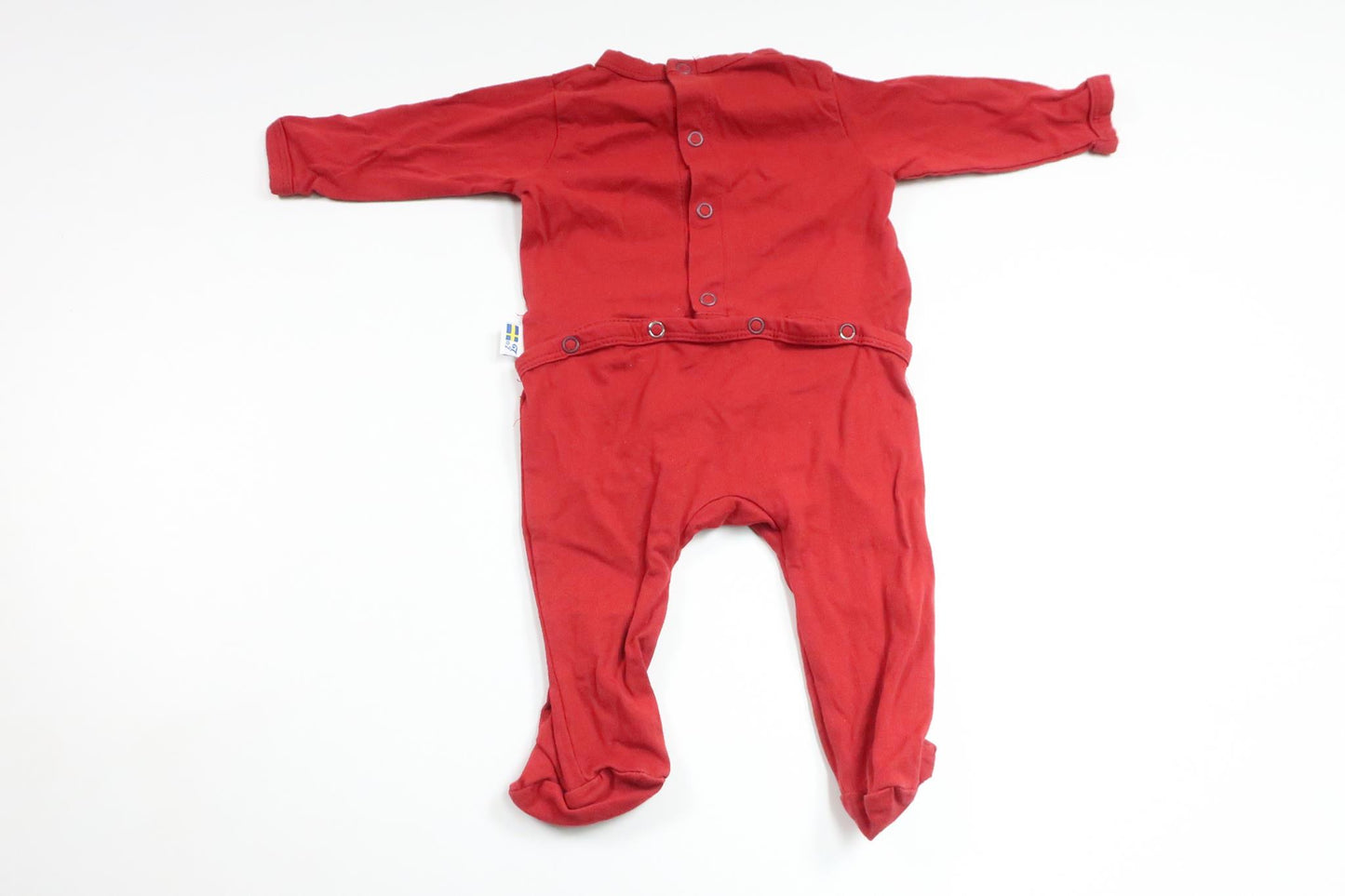 Jumpsuit från Sweden - Storlek 70 - Vinröd