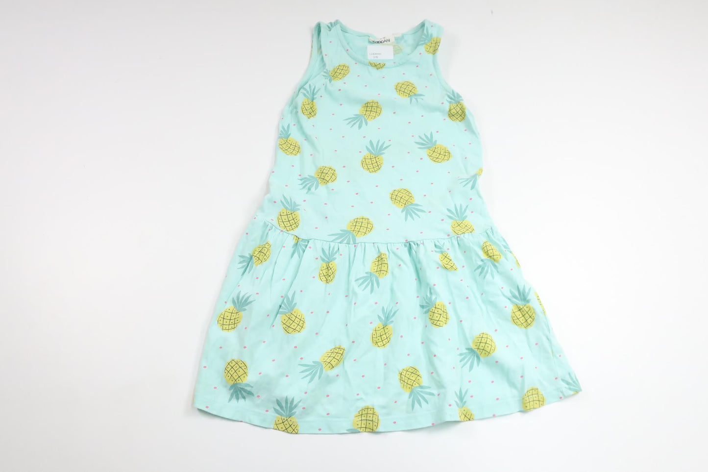 Klänning med ananas från Kappahl - Storlek 110/116 - Blå