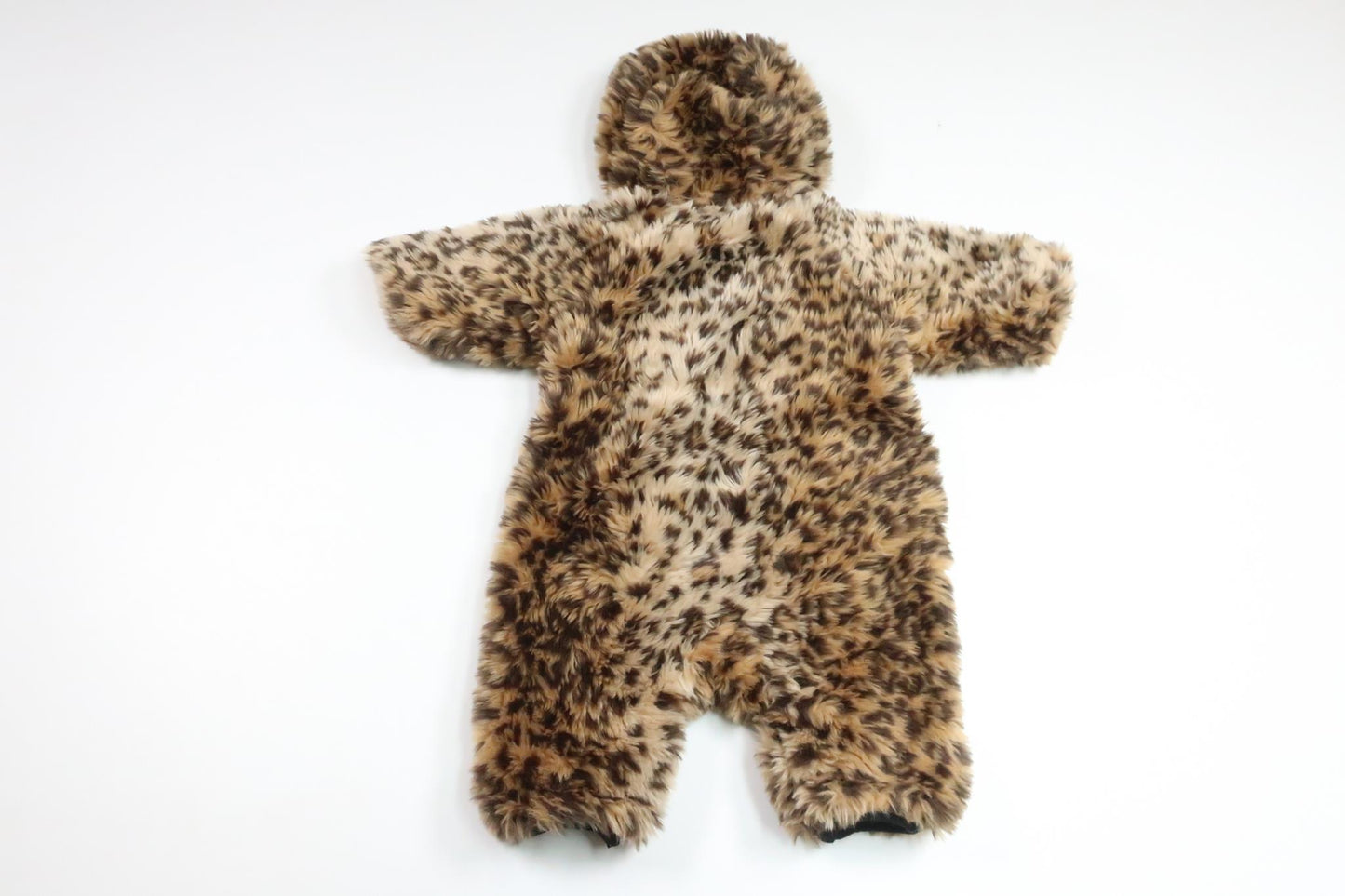 Fleeceoverall leopardmönstrad från Åhléns - Storlek 50/56 - Beige