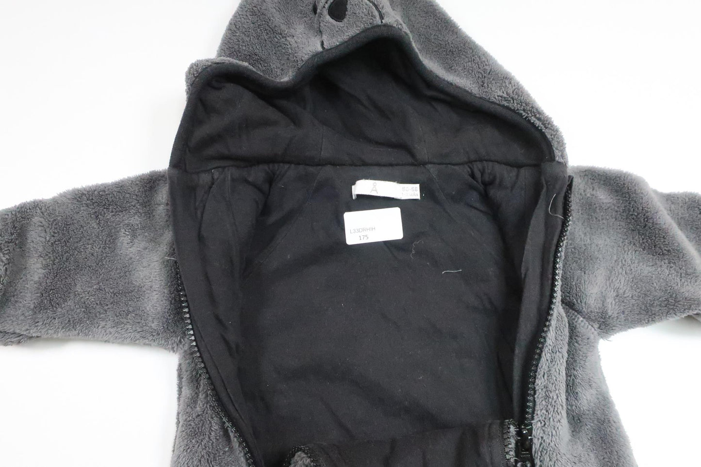 Fleece overalls from Åhléns - Size 50/56 - Grey