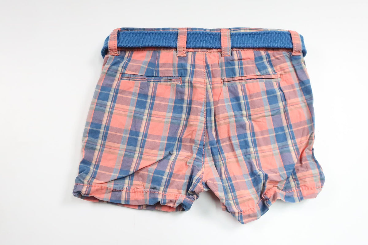 Rutiga shorts med skärp från Zara - Storlek 68 - Rosa