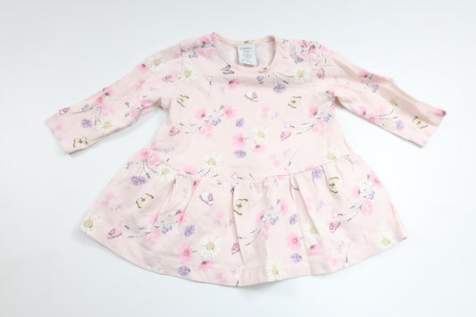 Blommig klänning från Lindex - Storlek 62 - Rosa