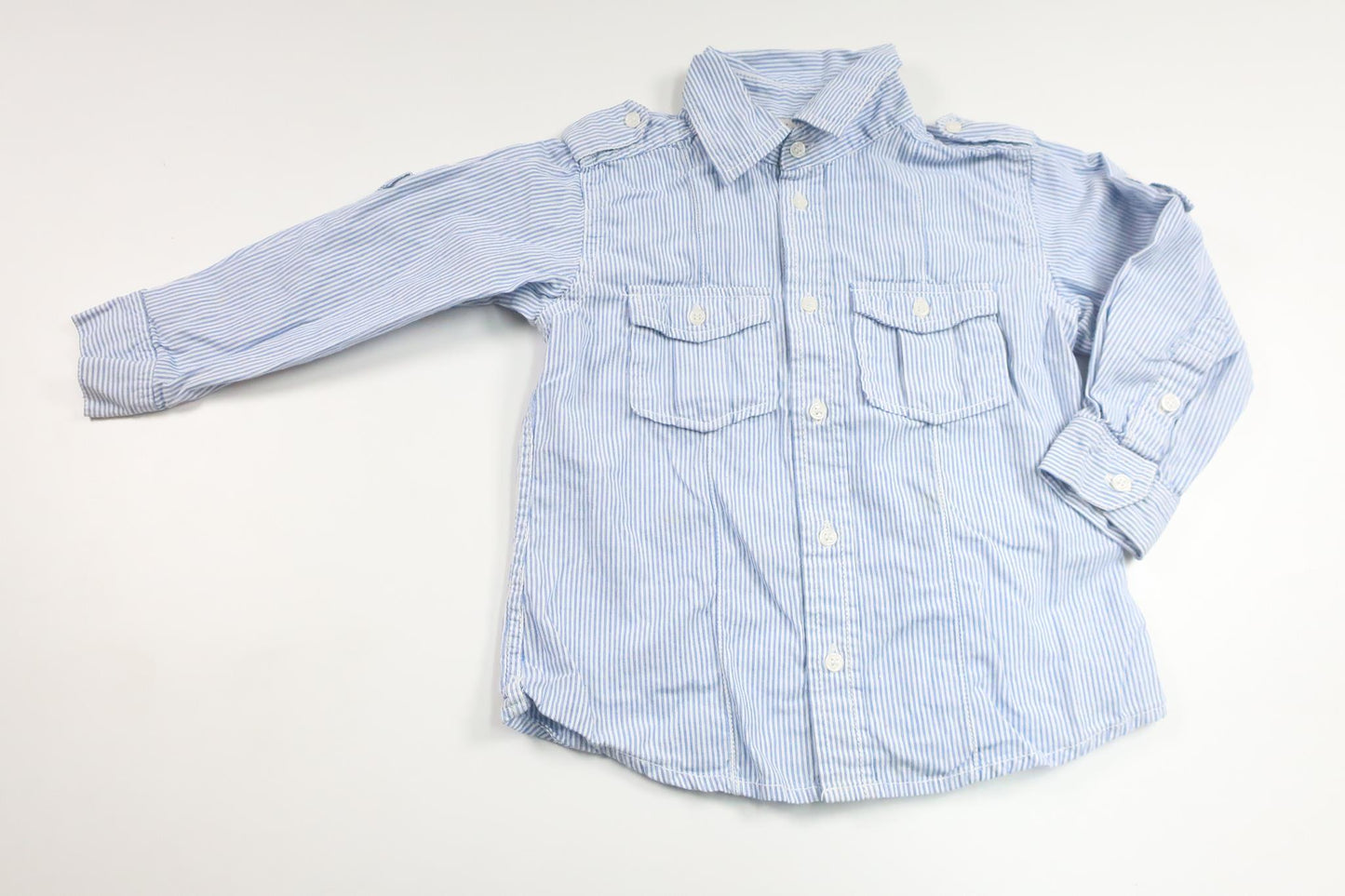 Striped shirt from Lindex - Size 92 - Blue