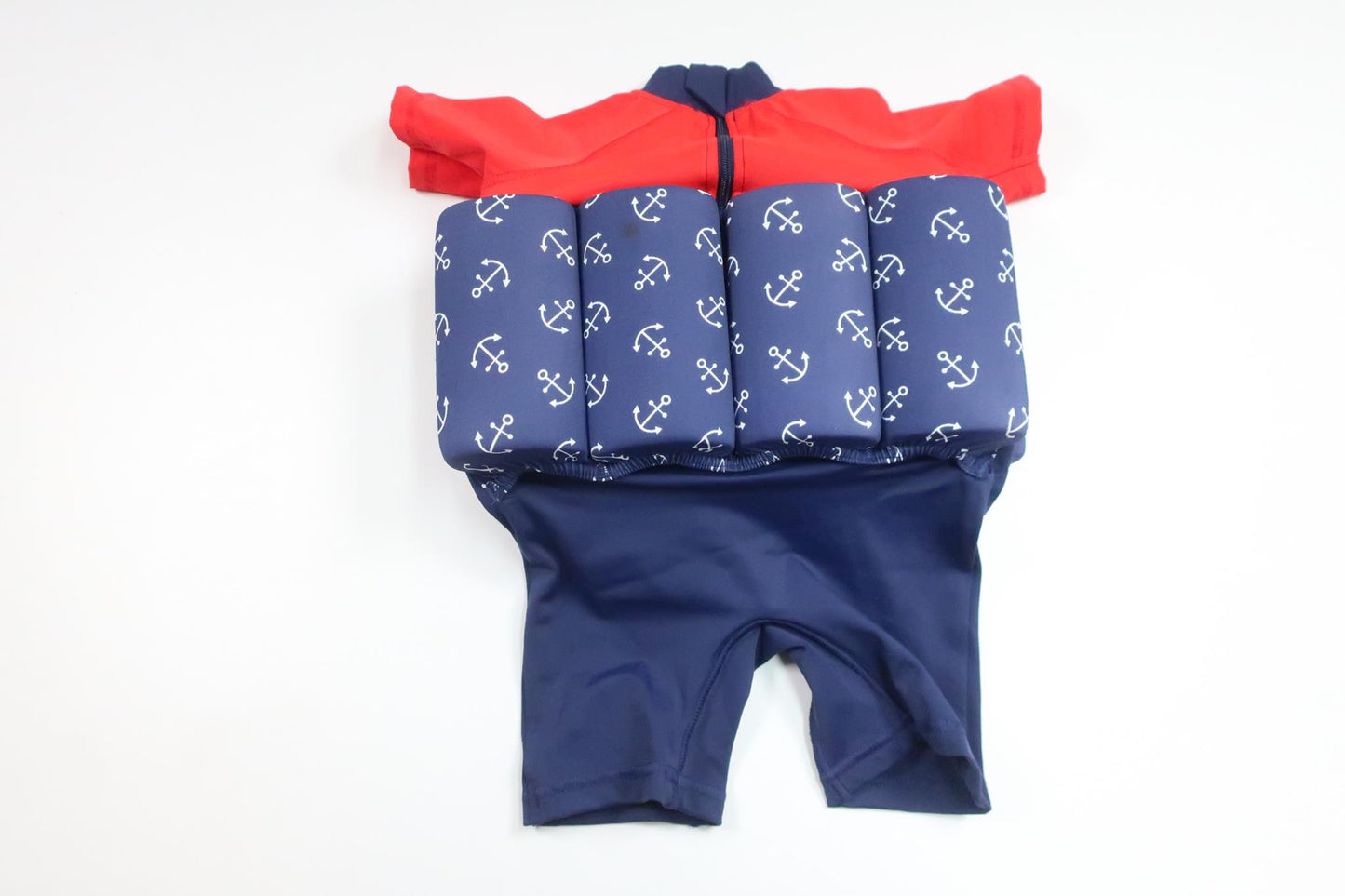 UV-dräkt med inbyggda floaters från Beachwear - Storlek 92 - Marinblå