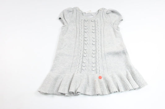 Stickad klänning från H&M - Storlek 68 - Grå
