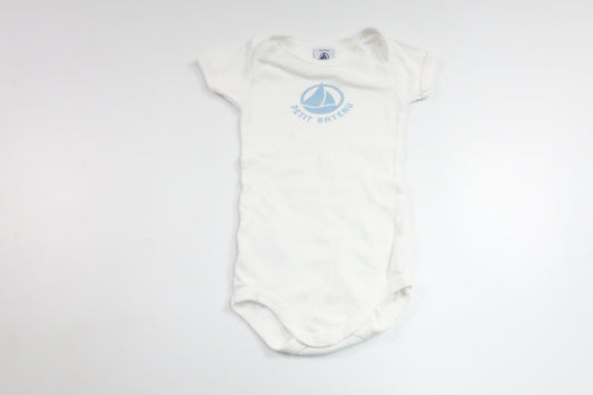 Body från Petit Bateau - Storlek 68 - Vit