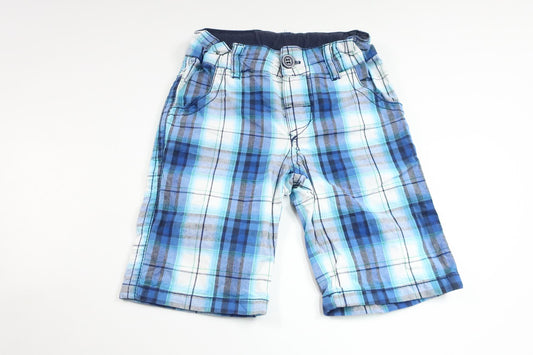 Rutiga shorts från Kappahl - Storlek 74 - Blå