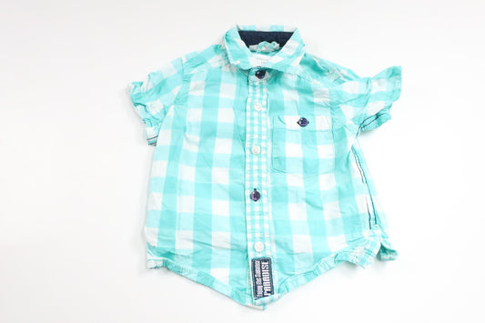 Rutig skjorta från Kappahl - Storlek 68 - Blå