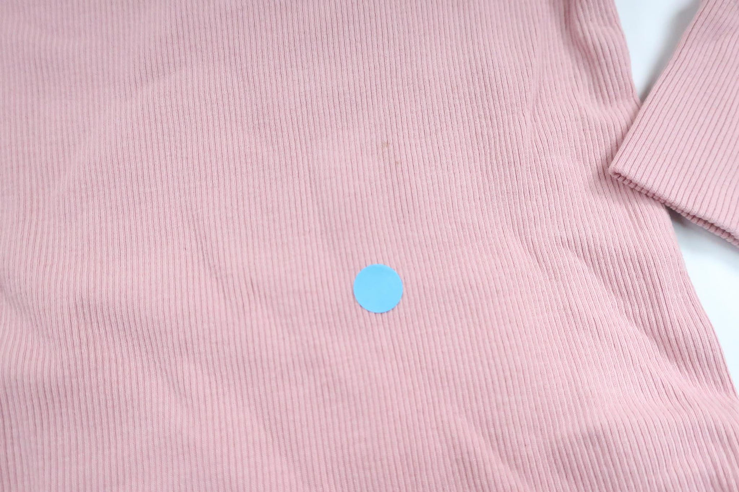 Ribbad body från Lindex - Storlek 80 - Rosa