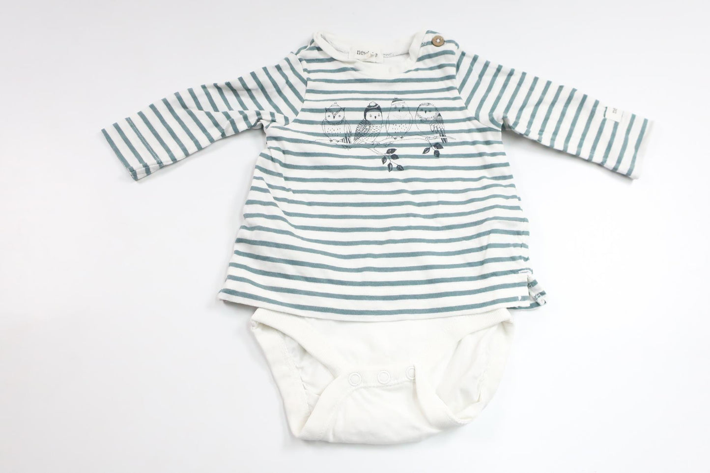 Sweater with built-in body from Newbie - Size 56 - Off-white