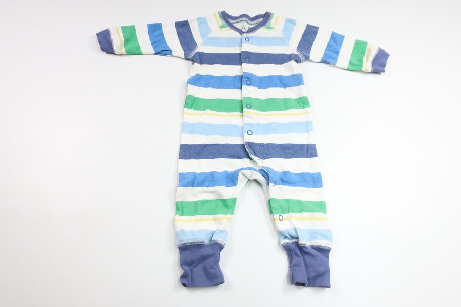 Randig pyjamas från Åhléns - Storlek 62/68 - Blå