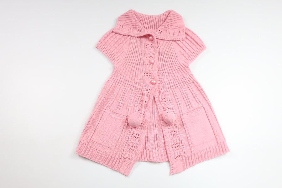 Stickad klänning från Okänt - Storlek 104 - Rosa