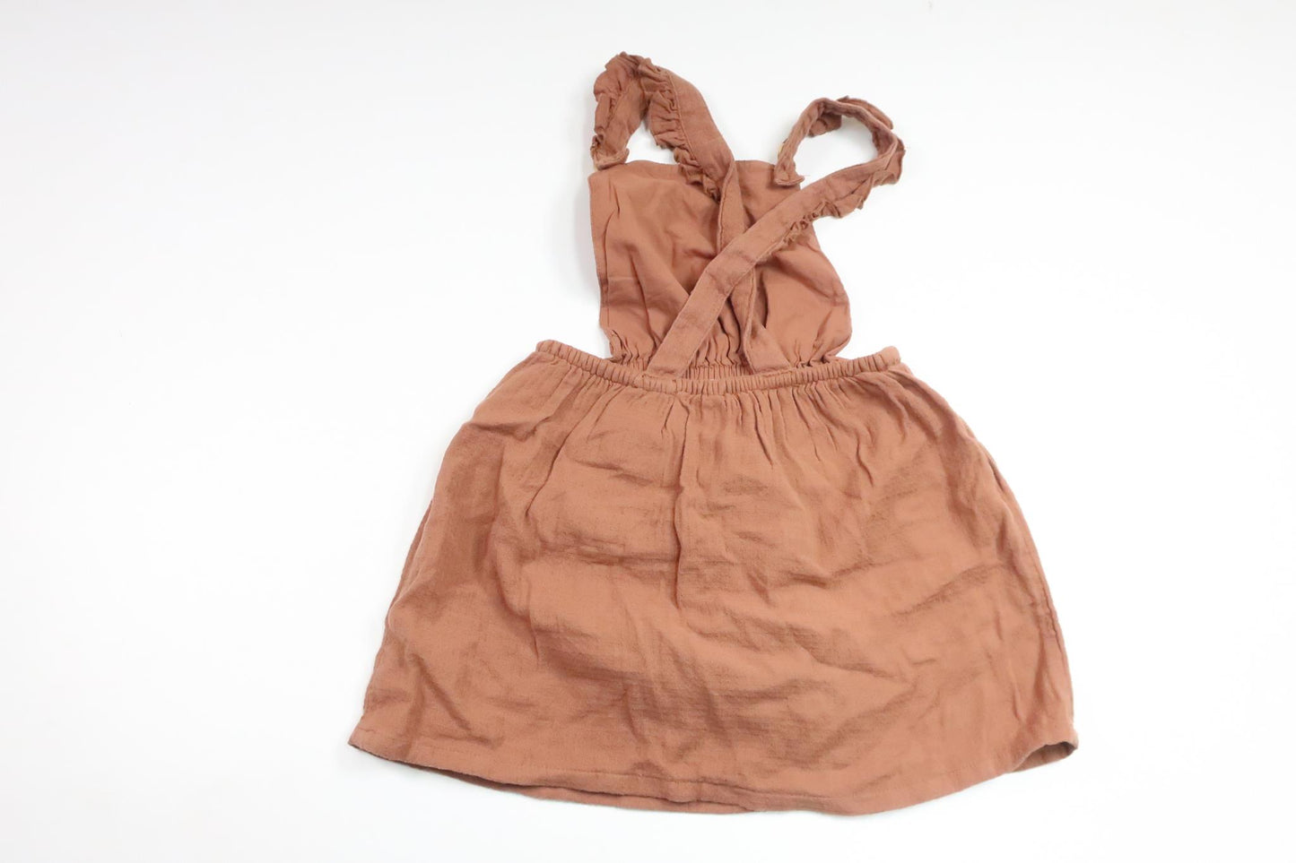 Hängselklänning från H&M - Storlek 104 - Brun