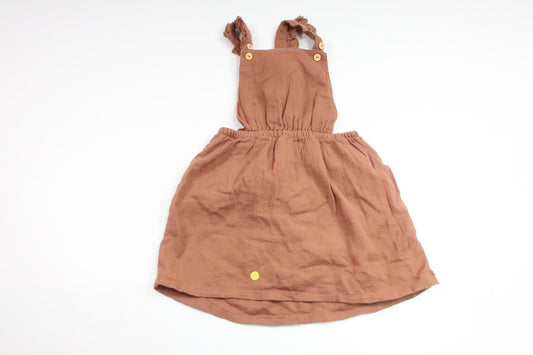 Hängselklänning från H&M - Storlek 104 - Brun