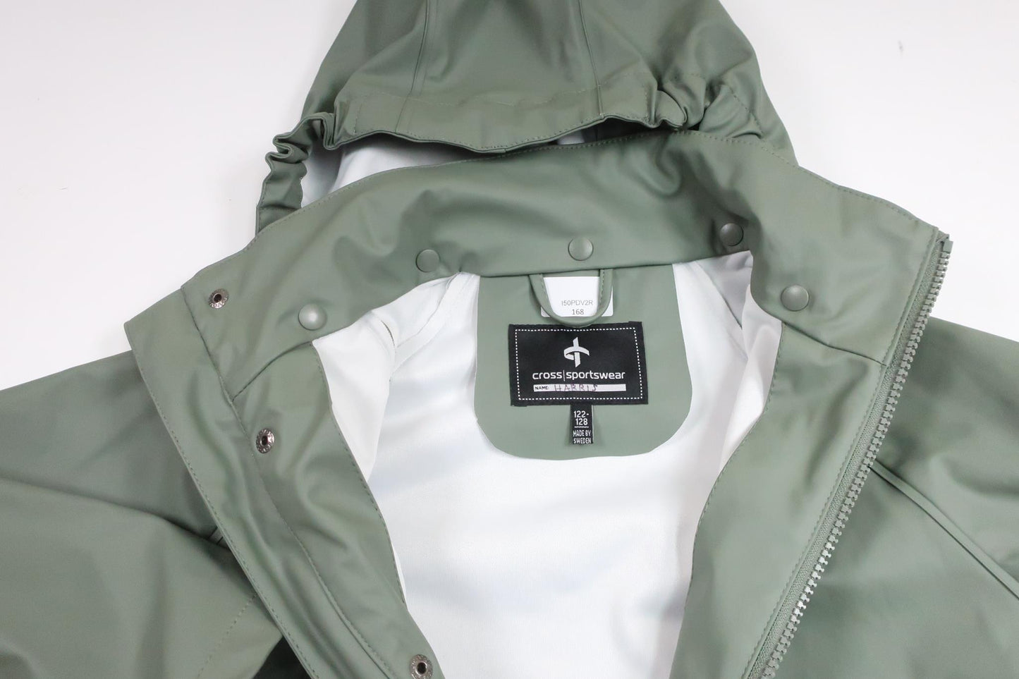 Regnjacka från Cross Sportswear - Storlek 122/128 - Grön