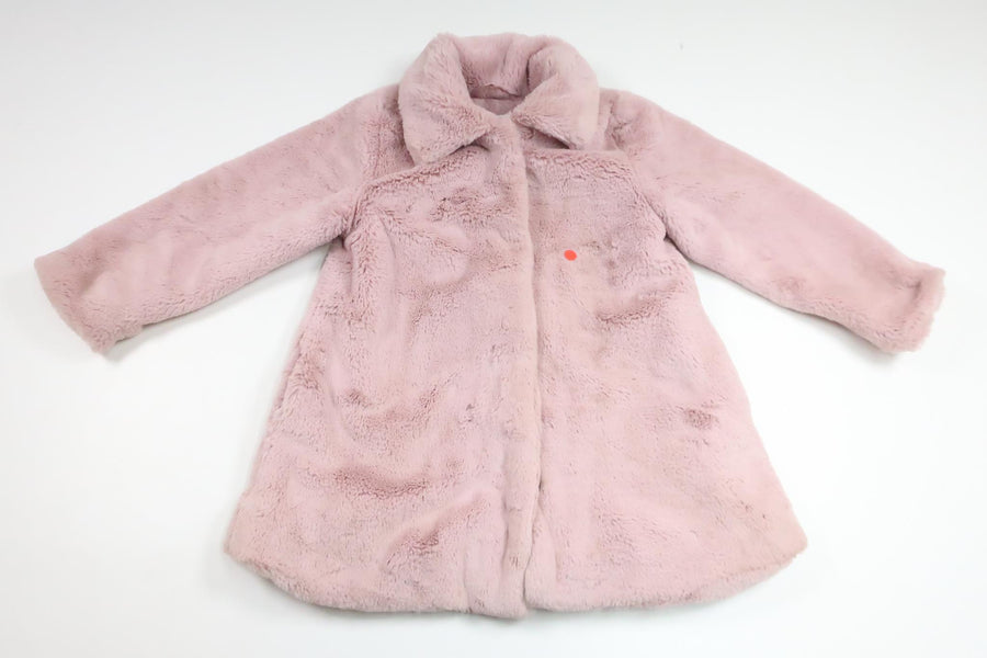Jacka i fuskpäls från My Wear Young - Storlek 98/104 - Rosa
