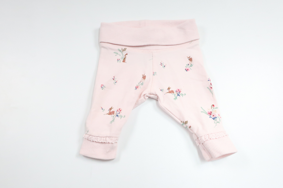 Blommiga byxor från Next - Storlek 44 - Rosa