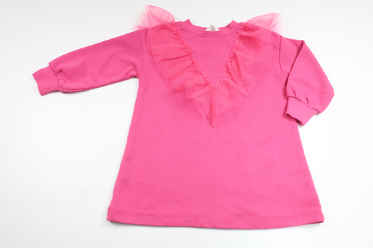 Klänning med volang från H&M - Storlek 104 - Rosa