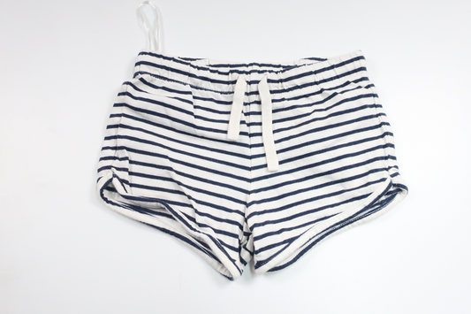 Randiga shorts från H&M - Storlek 80 - Vit