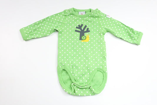 Prickig body från Polarn o. Pyret - Storlek 56 - Grön