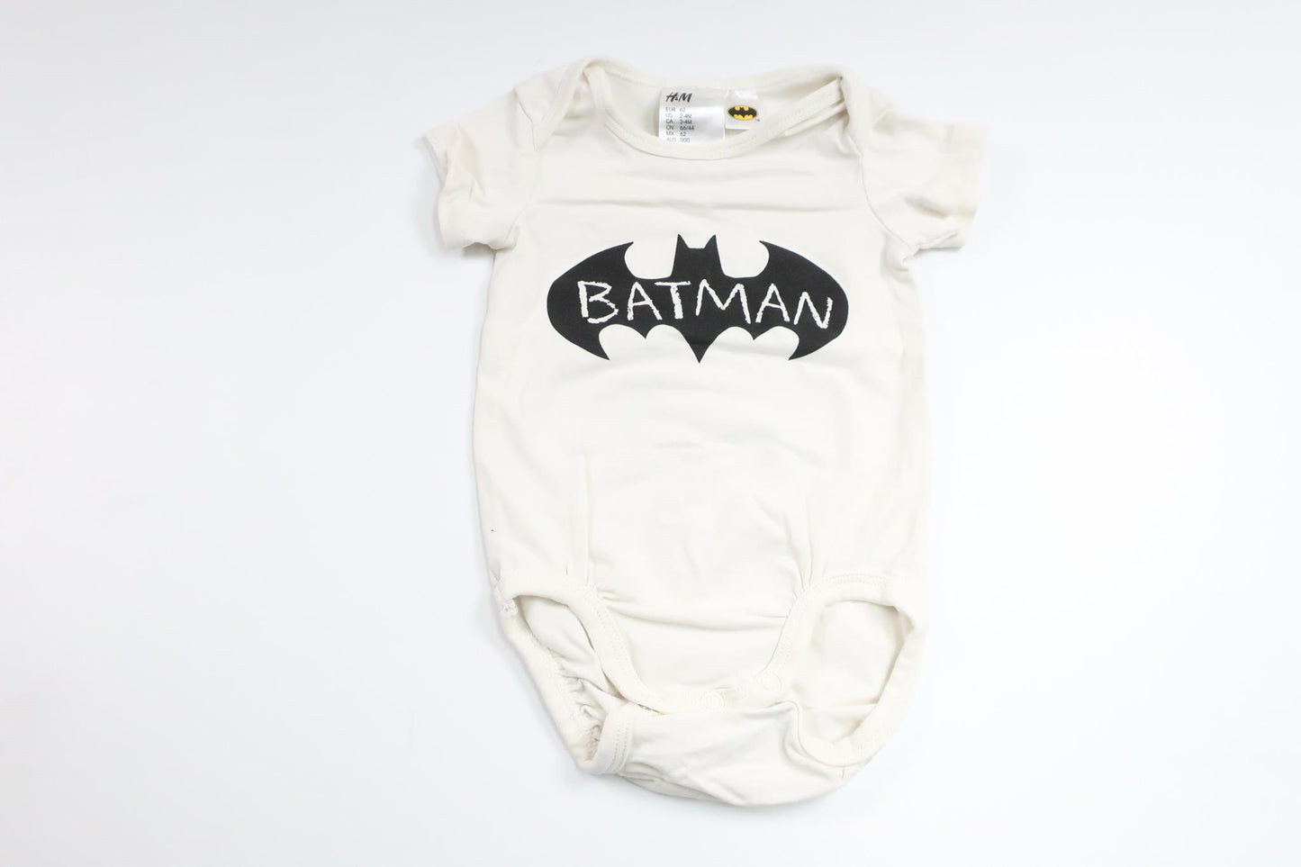 Body med Batman från H&M - Storlek 62 - Vit