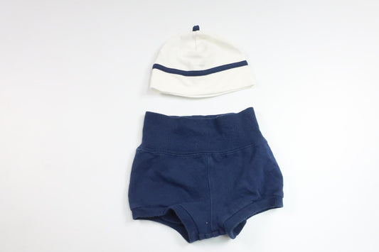 Shorts with matching hat from H&amp;M - Size 50 - Navy blue