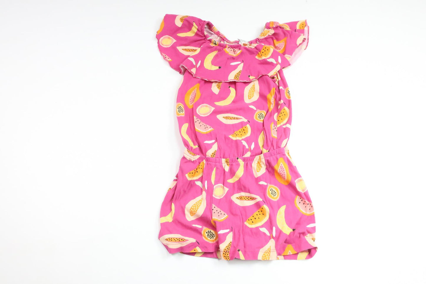 Jumpsuit med frukter från Lindex - Storlek 98/104 - Rosa