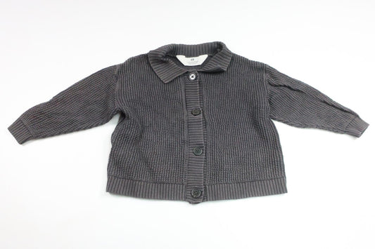 Stickad kofta från H&M - Storlek 92 - Grå