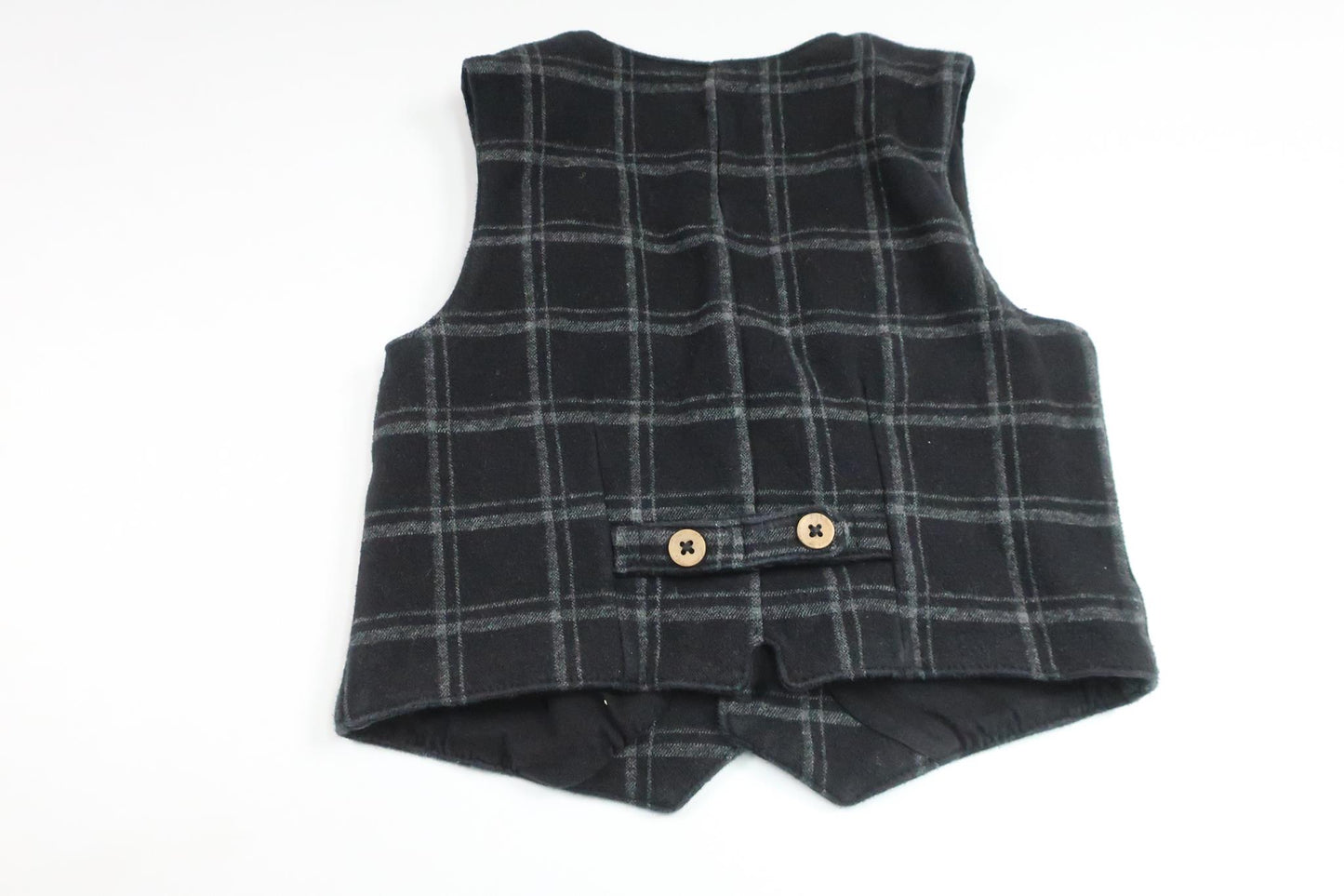 Rutig väst från Newbie Limited Edition - Storlek 104 - Svart