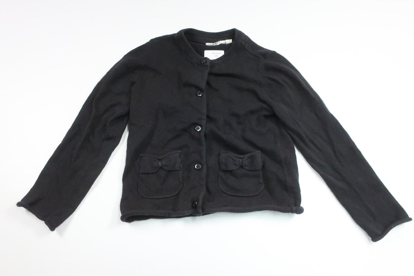 Stickad kofta från Kappahl - Storlek 110/116 - Svart