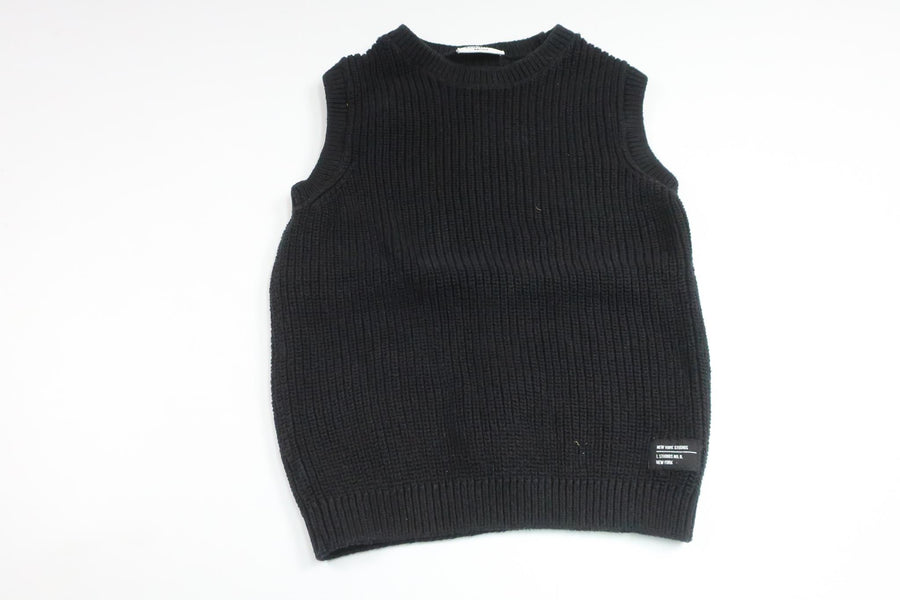 Stickad väst från Kappahl - Storlek 98/104 - Svart