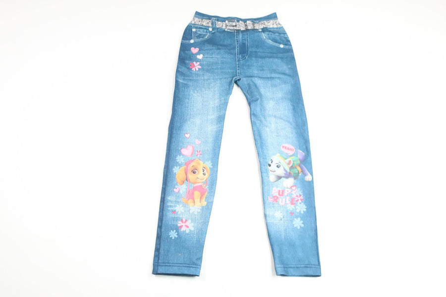Leggings med Paw Patrol från Nickelodeon - Storlek 104/110 - Denim