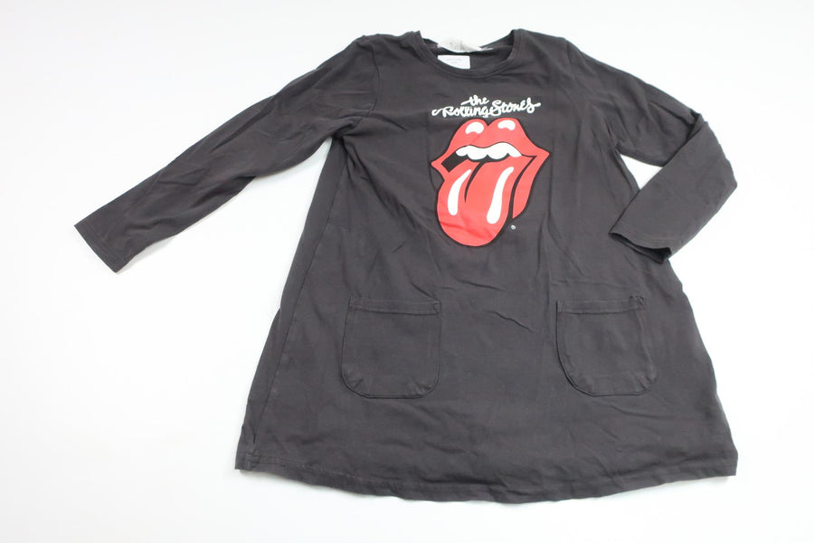 Klänning The Rolling Stones från H&M - Storlek 122 - Grå