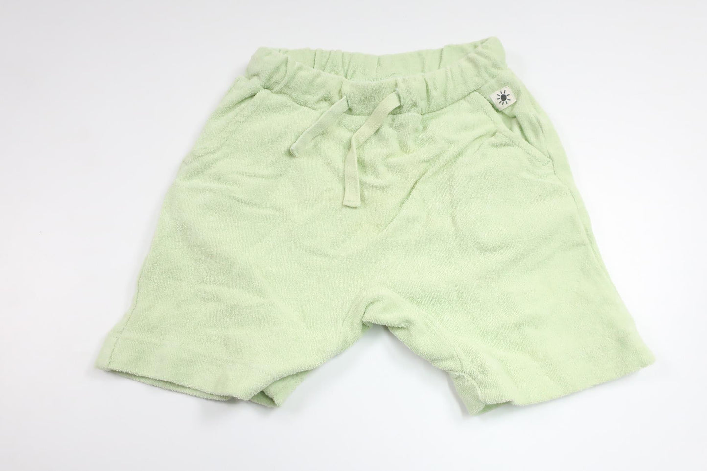 Shorts i froté från Lindex - Storlek 86 - Grön