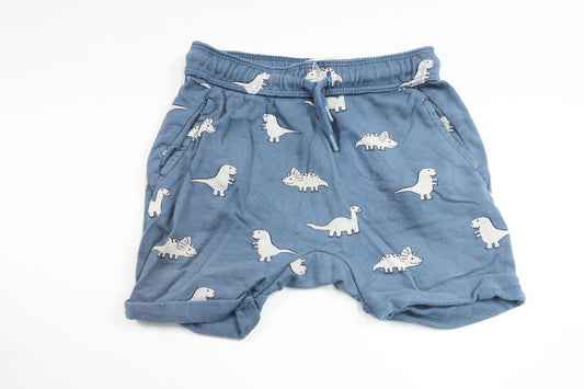 Shorts med dinosaurier från H&M - Storlek 80 - Blå