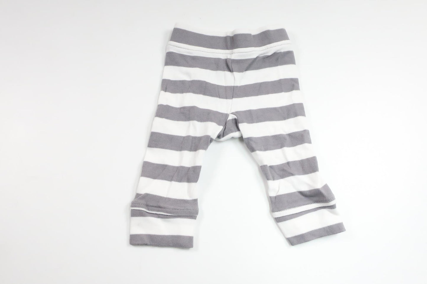 Randiga byxor från ICA I Love Eco - Storlek 56 - Grå