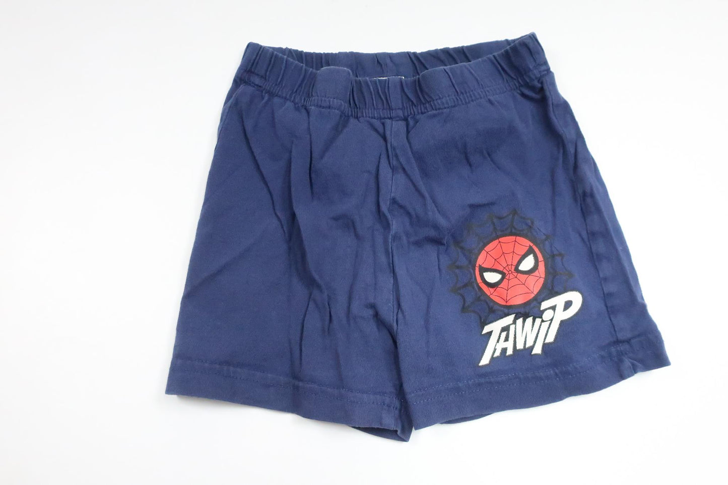 Pyjamas shorts med Spindelmannen från Marvel - Storlek 86/92 - Marinblå