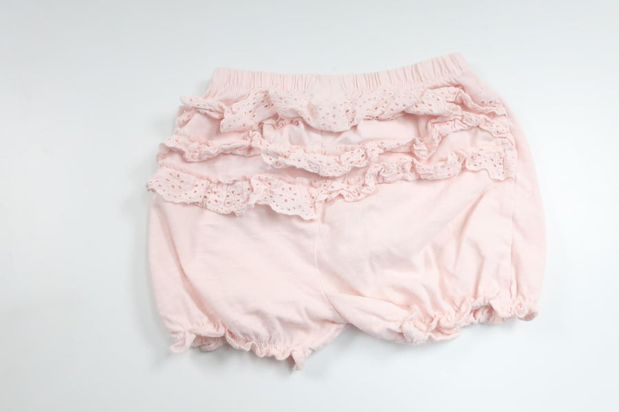 Shorts med volang från Next - Storlek 86 - Rosa