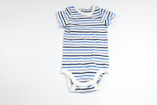 Randig body från Lindex - Storlek 62 - Vit