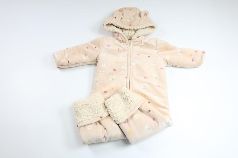 Overall i fleece från Teddy Boom - Storlek 62/68 - Beige